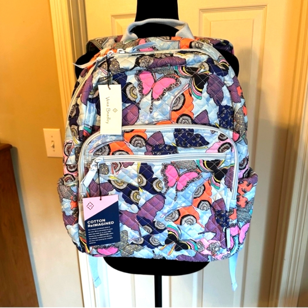 Vera Bradley butterfly print backpack
